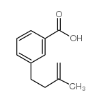 3-(3-METHYL-3-BUTENYL)BENZOIC ACID结构式