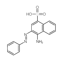 1-Naphthalenesulfonicacid, 4-amino-3-(2-phenyldiazenyl)- picture