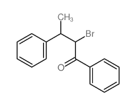 2-bromo-1,3-diphenyl-butan-1-one结构式