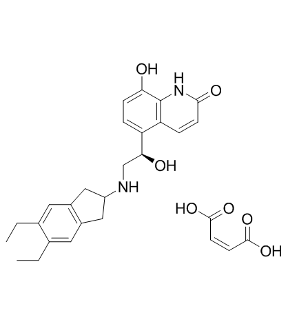 Indacaterol Maleate Structure