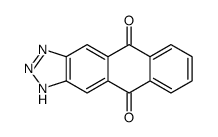 1H-anthra[2,3-d]triazole-5,10-dione structure