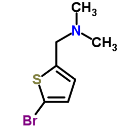 1-(5-Bromo-2-thienyl)-N,N-dimethylmethanamine structure