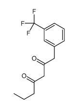 1-[3-(trifluoromethyl)phenyl]heptane-2,4-dione Structure