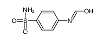 Benzenesulfonamide, 4-(formylamino)- (9CI)结构式