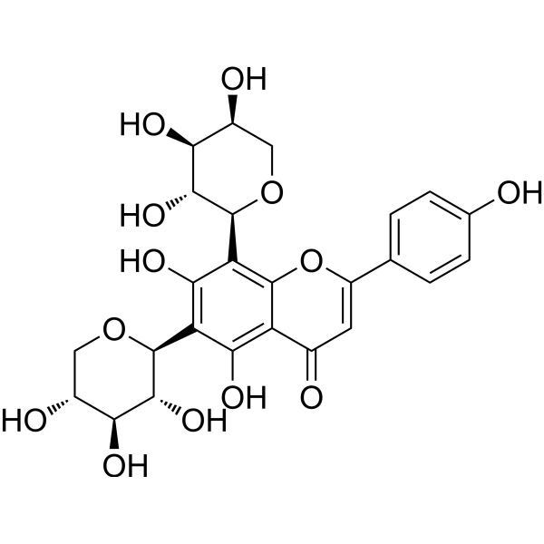 芹菜素-6-C-Β-D-吡喃木糖基-8-C-Α-L-吡喃阿拉伯糖苷图片