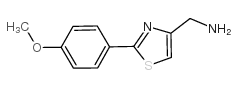 (2-(4-METHOXYPHENYL)THIAZOL-4-YL)METHANAMINE structure