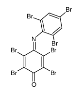 tetrabromo-[1,4]benzoquinone-mono-(2,4,6-tribromo-phenylimine)结构式