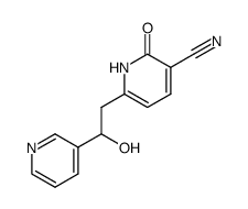 6-(2-Hydroxy-2-pyridin-3-yl-ethyl)-2-oxo-1,2-dihydro-pyridine-3-carbonitrile结构式