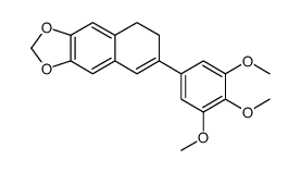 6-(3,4,5-trimethoxyphenyl)-7,8-dihydrobenzo[f][1,3]benzodioxole结构式