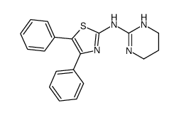 4,5-diphenyl-N-(1,4,5,6-tetrahydropyrimidin-2-yl)-1,3-thiazol-2-amine Structure