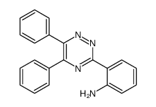 2-(5,6-diphenyl-1,2,4-triazin-3-yl)aniline Structure