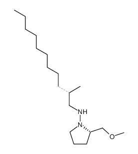 (2S)-2-(methoxymethyl)-N-(2-methylundecyl)pyrrolidin-1-amine Structure