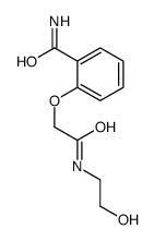 2-[2-(2-hydroxyethylamino)-2-oxoethoxy]benzamide结构式