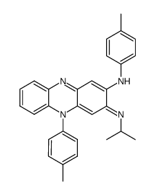 [3-(4-methyl-anilino)-10-p-tolyl-10H-phenazin-2-ylidene]-isopropyl-amine结构式