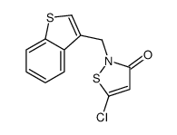 2-(1-benzothiophen-3-ylmethyl)-5-chloro-1,2-thiazol-3-one Structure