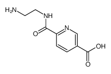 6-(2-aminoethylcarbamoyl)pyridine-3-carboxylic acid Structure