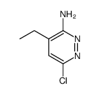 3-Pyridazinamine, 6-chloro-4-ethyl-结构式