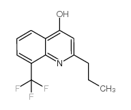 2-propyl-8-(trifluoromethyl)-1H-quinolin-4-one结构式