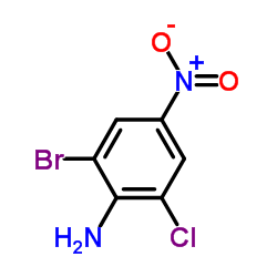 2-Bromo-6-chloro-4-nitroaniline Structure