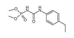 (4-ethyl-phenylcarbamoyl)-amidophosphoric acid dimethyl ester结构式