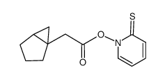 1-[2-(bicyclo[3.1.0]hexan-1-yl)acetoxy]-2(1H)-pyridinethione Structure