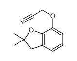 [(2,2-Dimethyl-2,3-dihydro-1-benzofuran-7-yl)oxy]acetonitrile structure