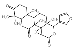 Oxireno[c]phenanthro[1,2-d]pyran-3,5,8(3aH,4bH,6H)-one,1-(3-furanyl)decahydro-4b,7,7,10a,12a-pentamethyl-,(1S,3aS,4aR,4bR,6aR,10aS,10bR,12aS)- Structure