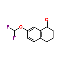 7-(Difluoromethoxy)-3,4-dihydro-1(2H)-naphthalenone structure