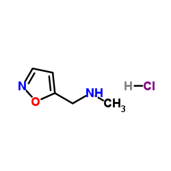 N-Methyl-1-(1,2-oxazol-5-yl)methanamine hydrochloride (1:1) picture