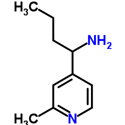 1-(2-Methyl-4-pyridinyl)-1-butanamine Structure