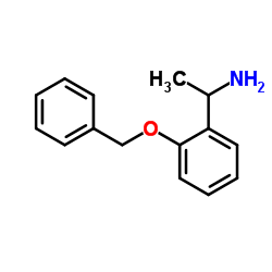 1-[2-(Benzyloxy)phenyl]ethanamine结构式