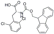 Fmoc-2,6-Dichloro-D-Phenylalanine结构式