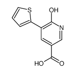 6-oxo-5-thiophen-2-yl-1H-pyridine-3-carboxylic acid结构式