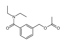 [3-(diethylcarbamoyl)phenyl]methyl acetate Structure