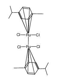 DICHLORO(P-CYMENE)RUTHENIUM(II) DIMER Structure