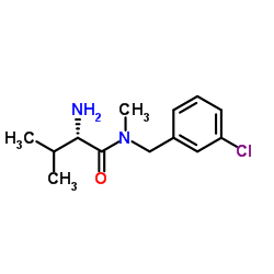 N-(3-Chlorobenzyl)-N-methyl-L-valinamide结构式