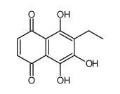 6-ethyl-5,7,8-trihydroxynaphthalene-1,4-dione Structure