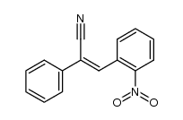 (Z)-3-(2-Nitrophenyl)-2-phenylacrylsaeurenitril Structure