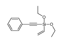 ethenyl-diethoxy-(2-phenylethynyl)silane Structure