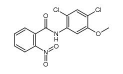 N-(2,4-dichloro-5-methoxyphenyl)-2-nitrobenzamide结构式