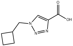 1-(cyclobutylmethyl)-1h-1,2,3-triazole-4-carboxylic acid Structure