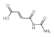 2-Butenoic acid,4-[(aminocarbonyl)amino]-4-oxo-结构式