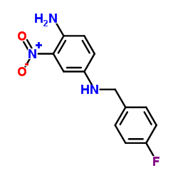 2-Amino-5-[(4-fluorobenzyl)amino]-1-nitrobenzene picture