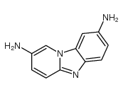 (9CI)-吡啶并[1,2-a]苯并咪唑-2,8-二胺结构式