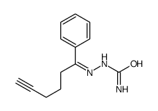 5-Hexynophenone, semicarbazone Structure