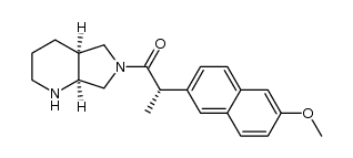 (S)-1-[(4aS,7aS)-hexahydro-1H-pyrrolo[3,4-b]pyridin-6(2H)-yl]-2-(6-methoxynaphthalen-2-yl)propan-1-one Structure