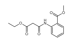 2-carbomethoxymalonanilic acid ethyl ester Structure