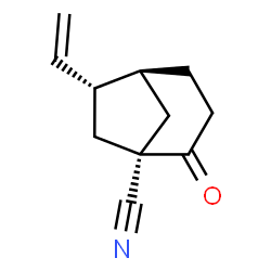 Bicyclo[3.2.1]octane-1-carbonitrile, 6-ethenyl-2-oxo-, exo- (9CI) picture