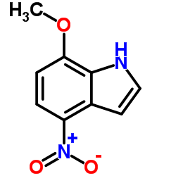 1H-Indole, 7-Methoxy-4-nitro- structure