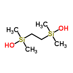 1,2-Ethanediylbis(dimethylsilanol)结构式